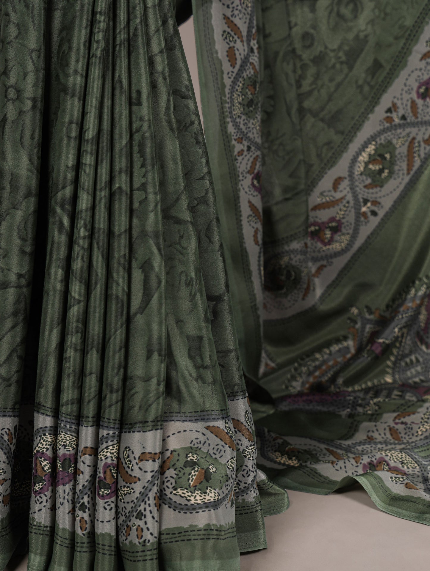 Soft Crepe Printed Saree