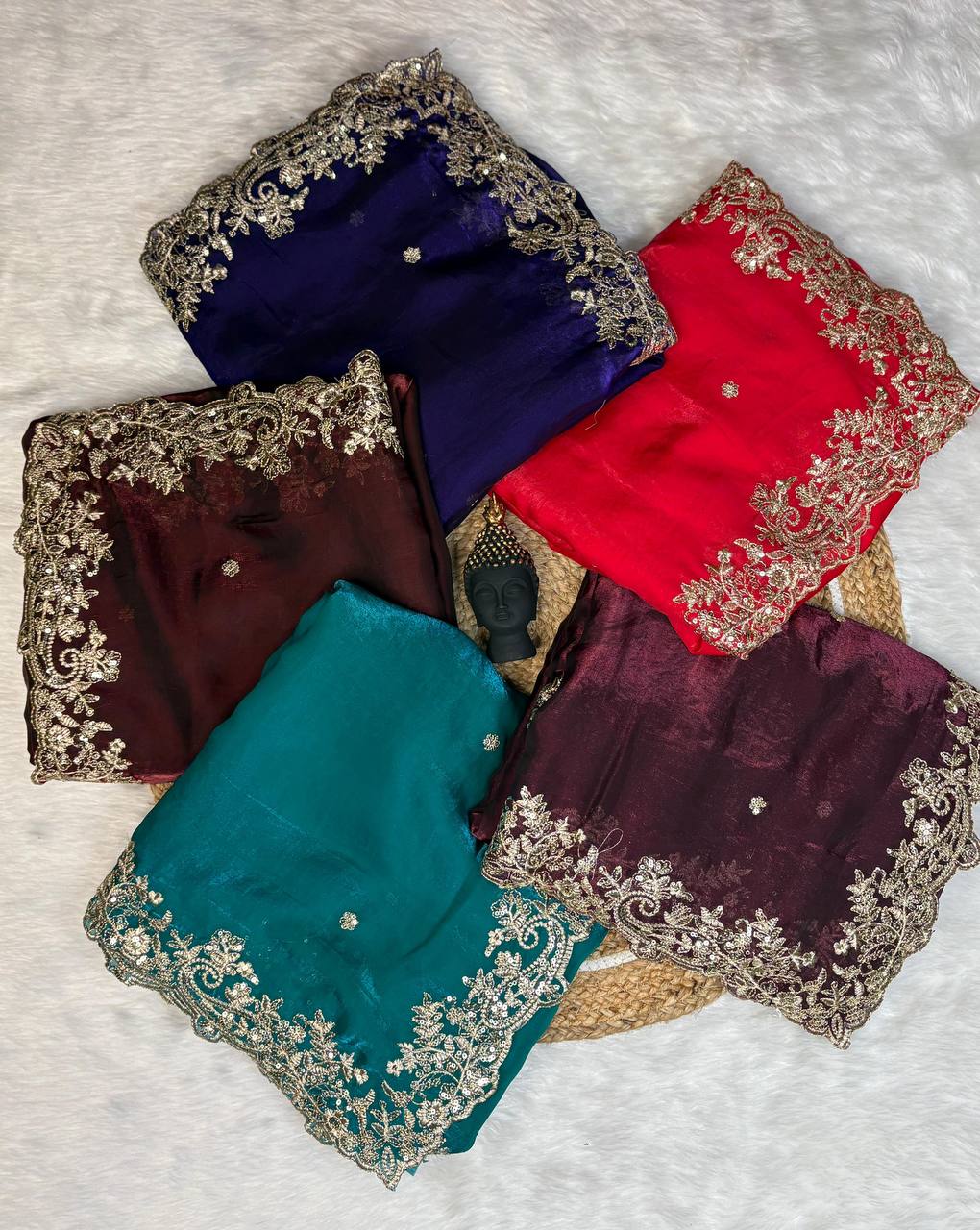 Shimari Fendy Silk Saree - Musafir