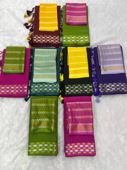 JMC12 Mul Cotton Saree