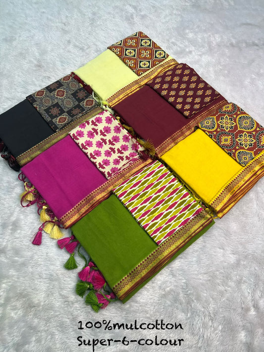 JMC13 Mul Cotton Saree
