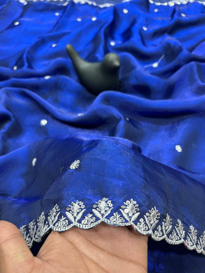 Tissue Silk Saree JET01