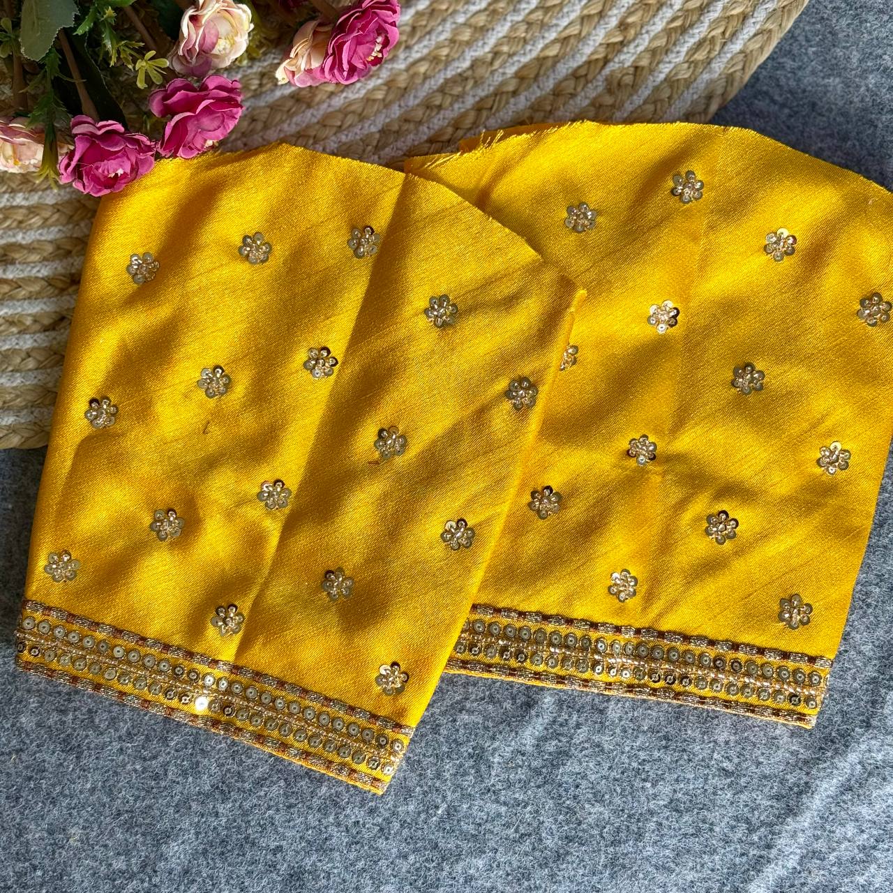 RTB04 — Beautiful heavy stars & beads work Sabyasachi neck bridal blouse