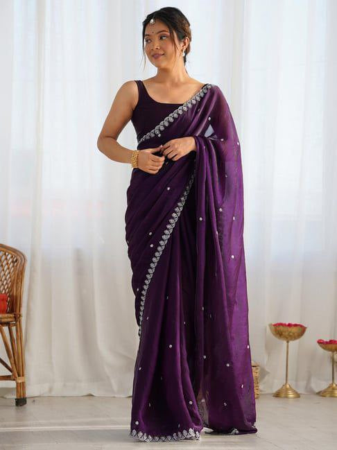 Tissue Silk Saree JET01