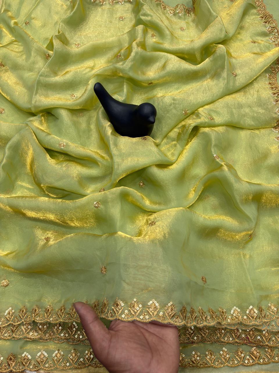 Tissue Silk Saree JET01