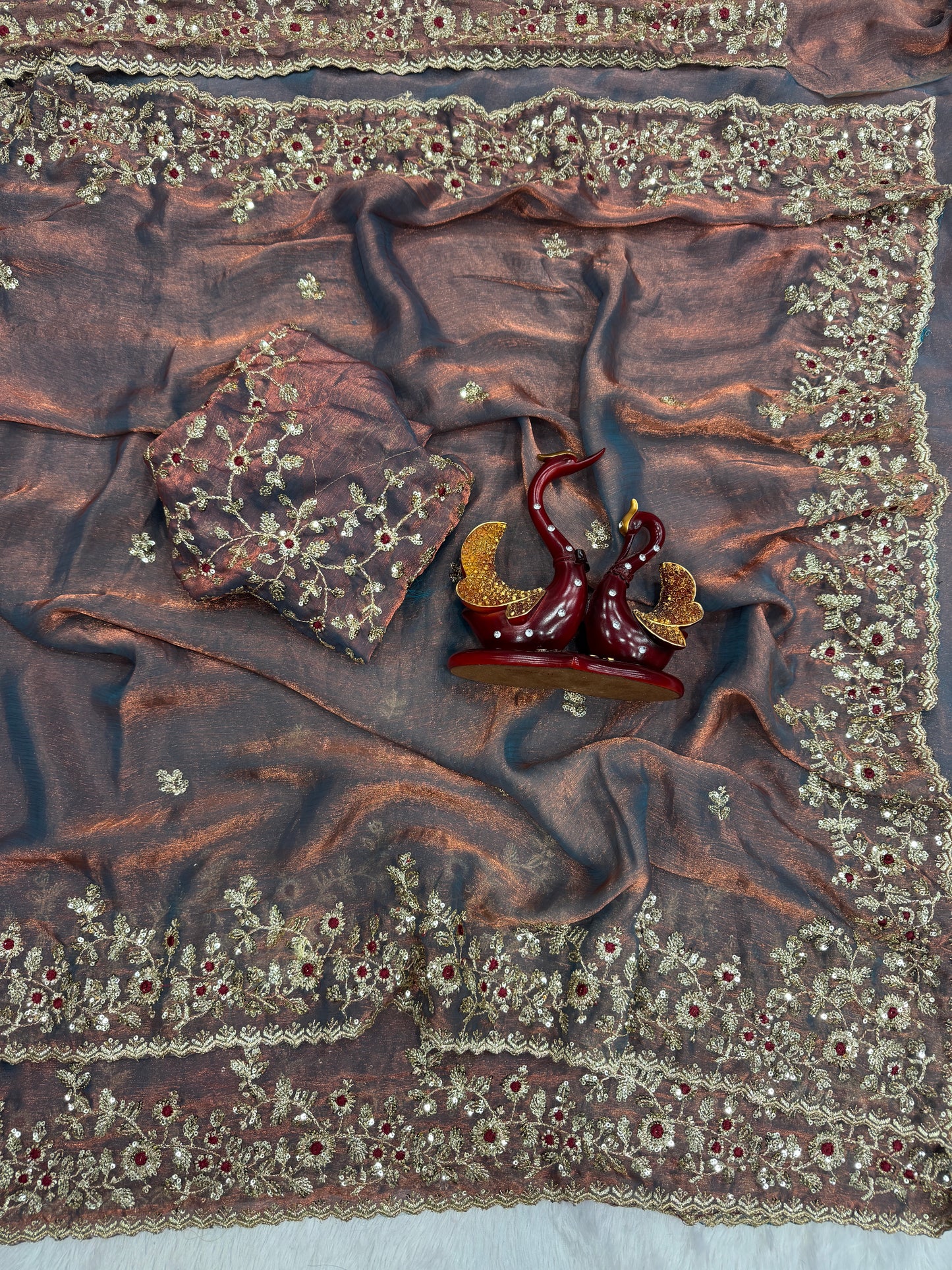 Soft Fendy Silk Saree - 5461