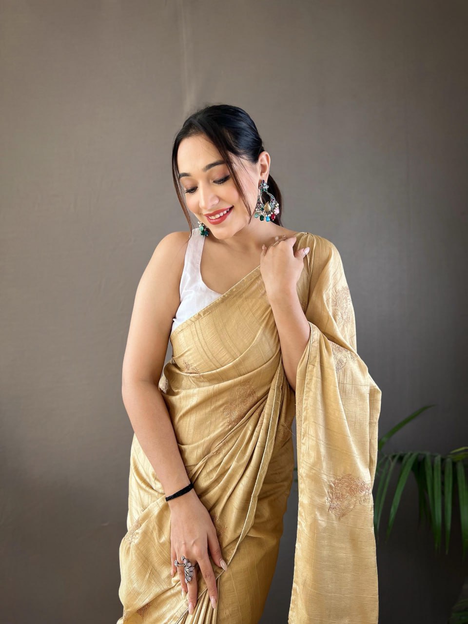 Soft Silk Embroidery Saree Amaya