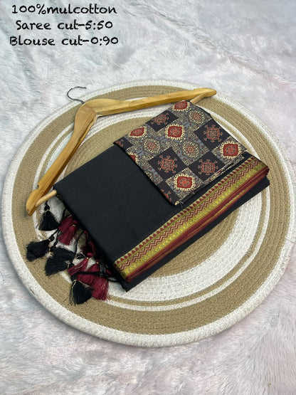 JMC13 Mul Cotton Saree