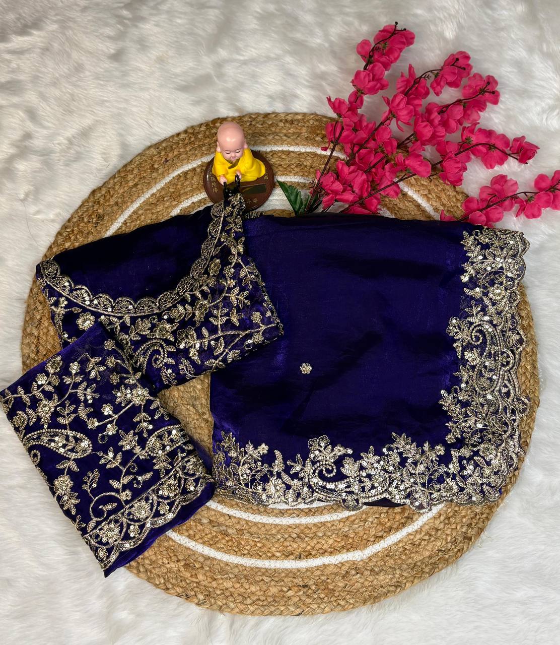 Shimari Fendy Silk Saree - Musafir