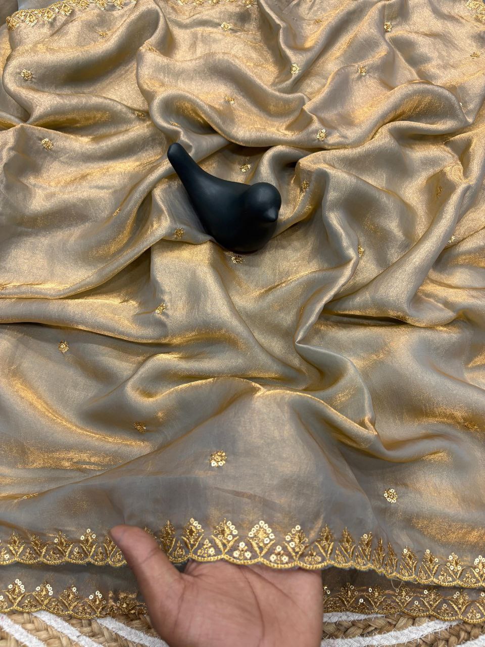 Tissue Silk Saree JET01