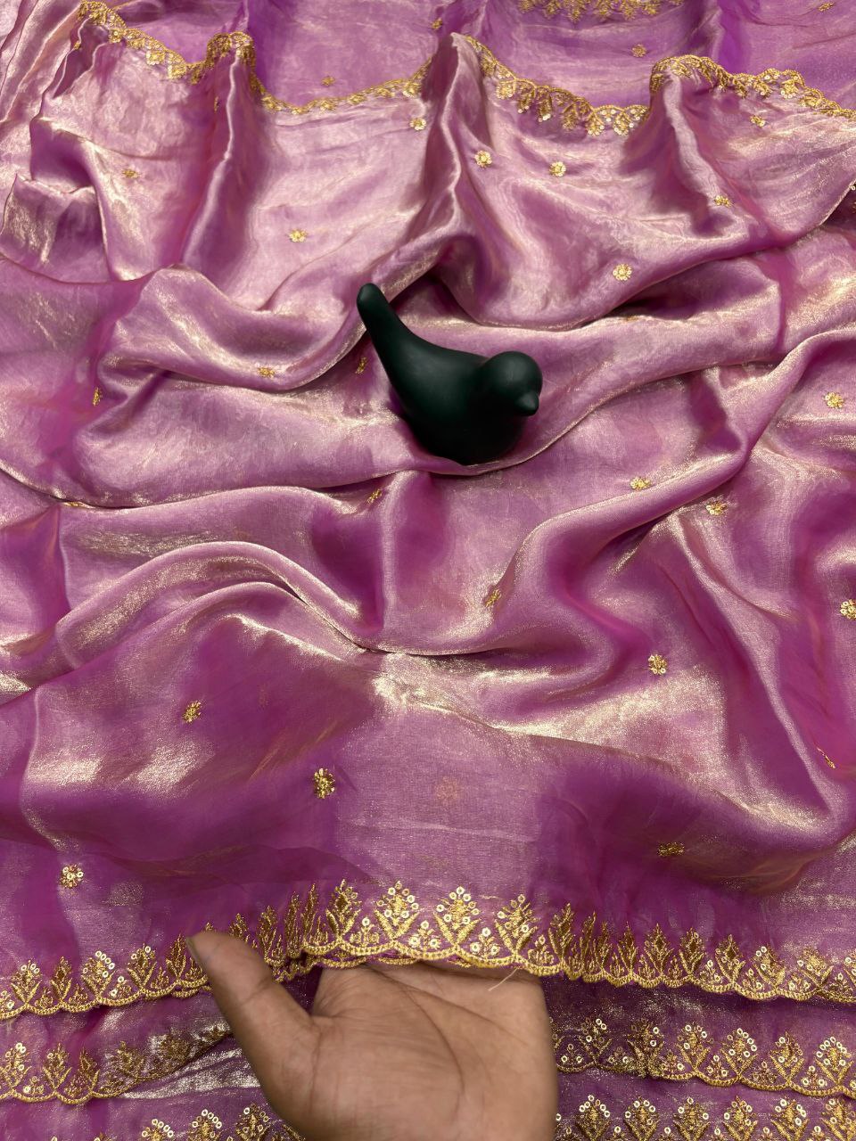 Tissue Silk Saree JET01