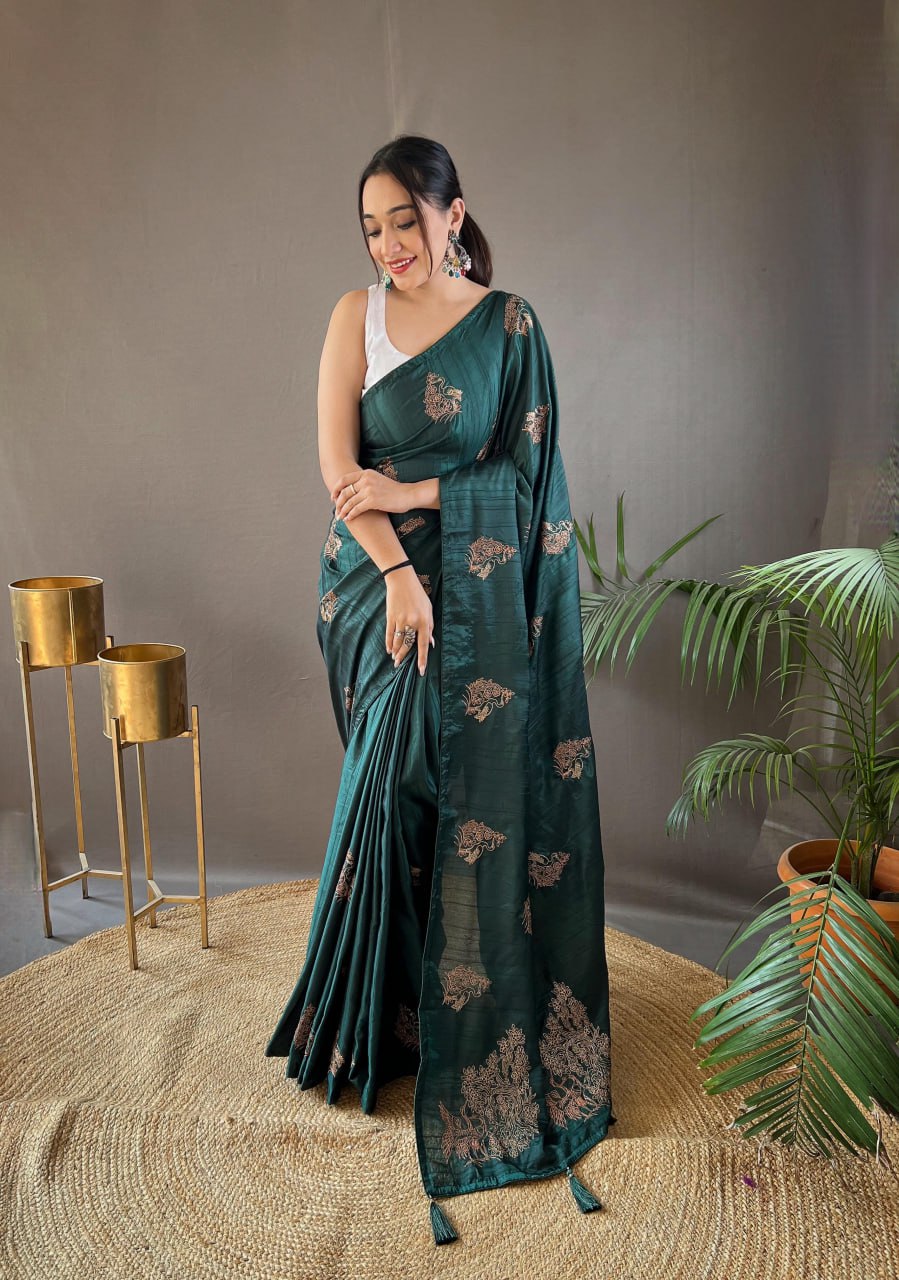 Soft Silk Embroidery Saree Amaya