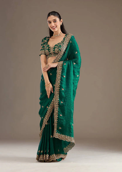 Space Silk Saree - 6020