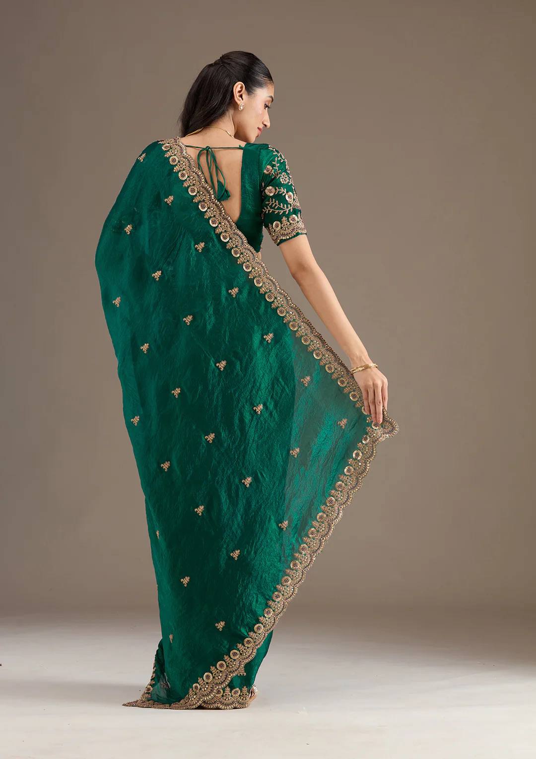 Space Silk Saree - 6020