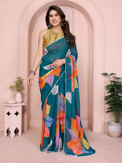 Soft Georgette Ready to Wear Saree RTW