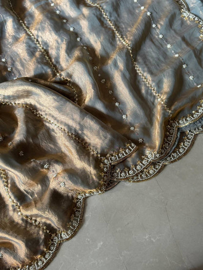 Party Wear Handwork Saree