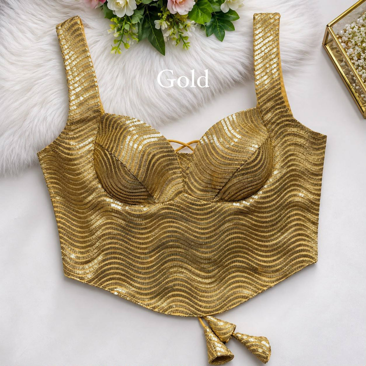 RTB05 — Trendy heavy corset style blouse 