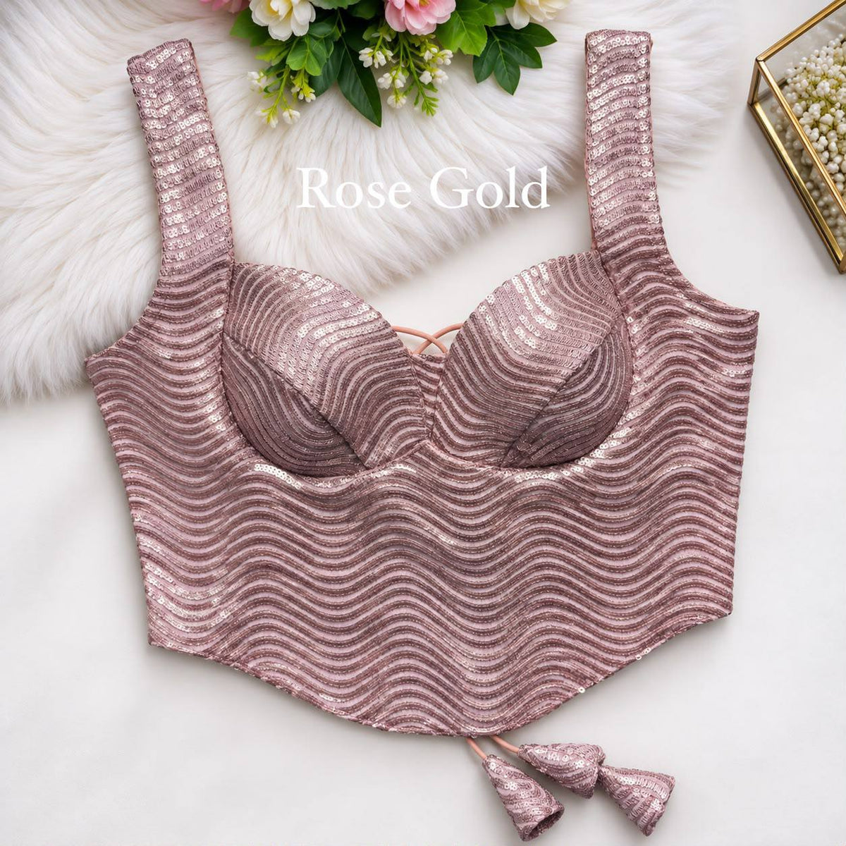 RTB05 — Trendy heavy corset style blouse 