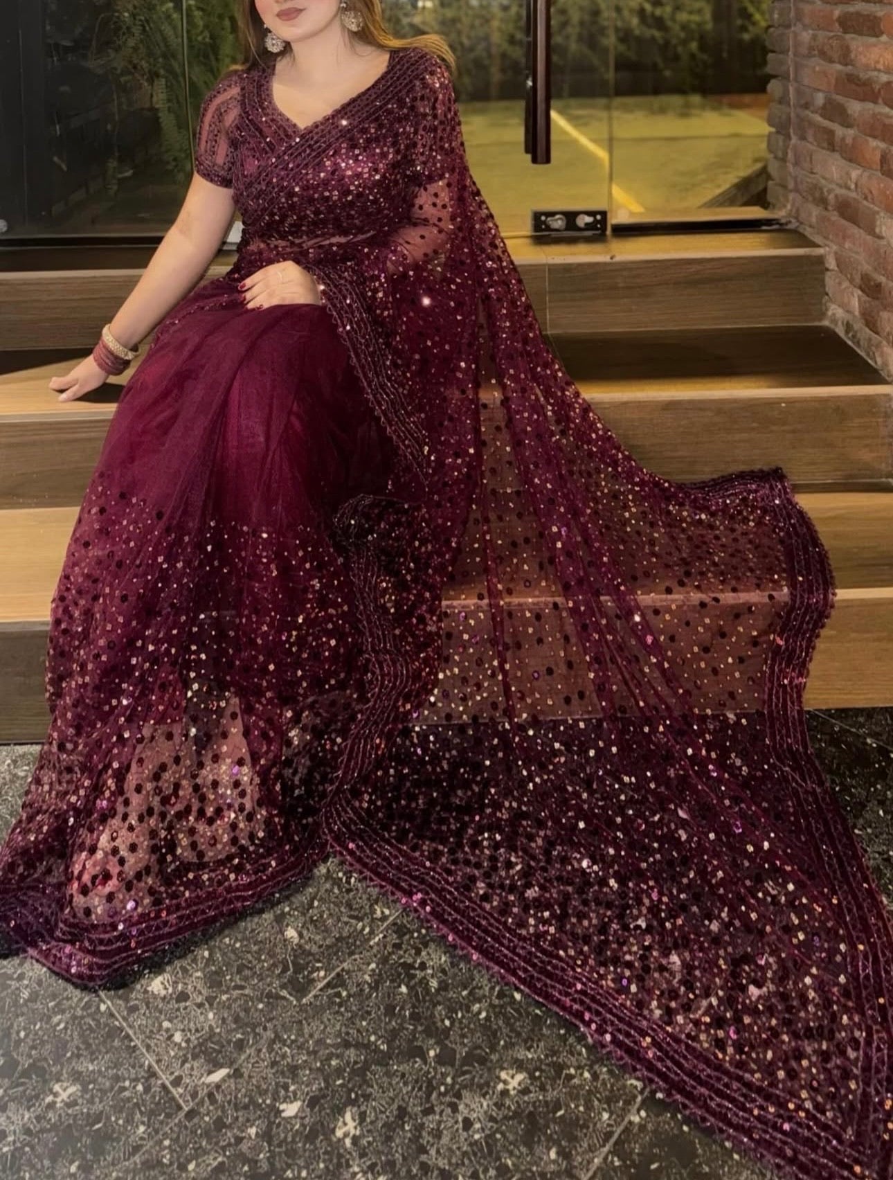 Party Wear Saree L307