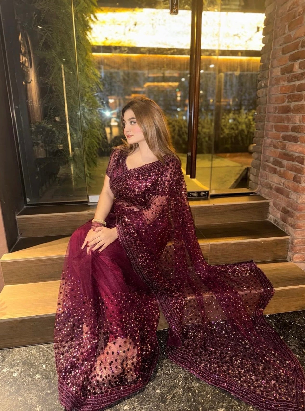 Party Wear Saree L307
