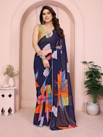 Soft Georgette Ready to Wear Saree RTW
