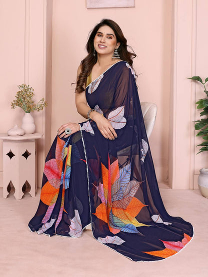 Soft Georgette Ready to Wear Saree RTW