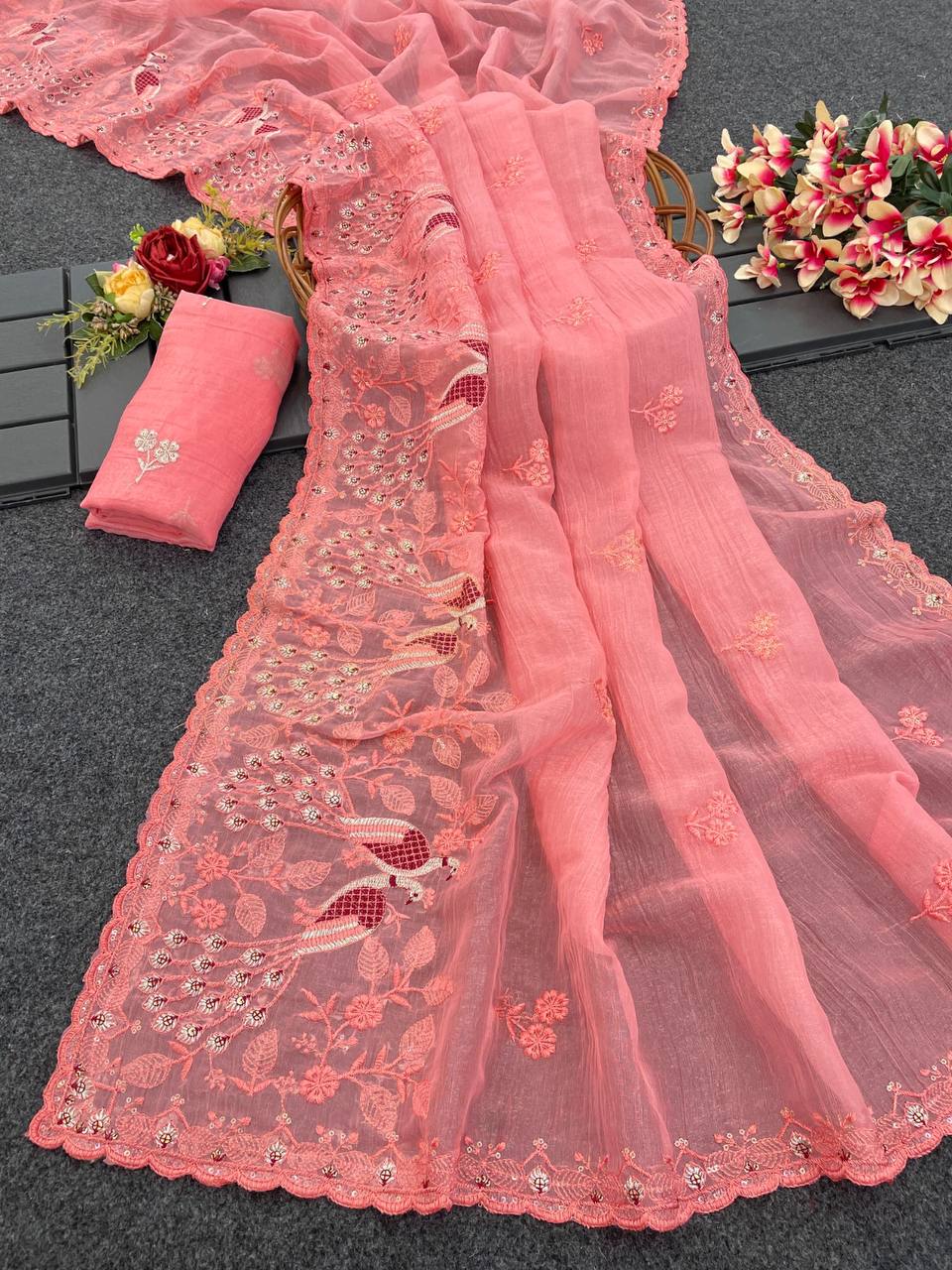 Shimari Crunchy Soft Silk Sarree