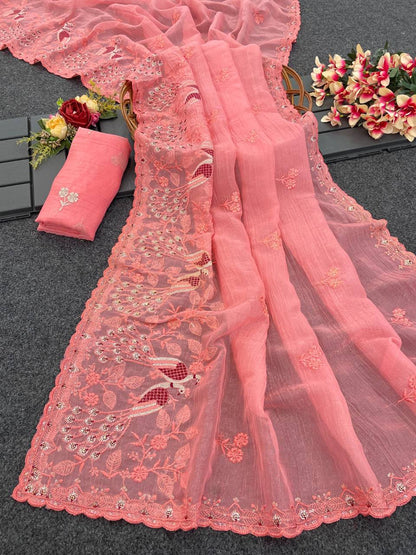 Shimari Crunchy Soft Silk Sarree