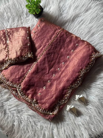 Party Wear Handwork Saree