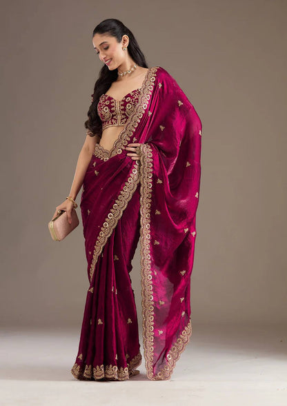 Space Silk Saree - 6020
