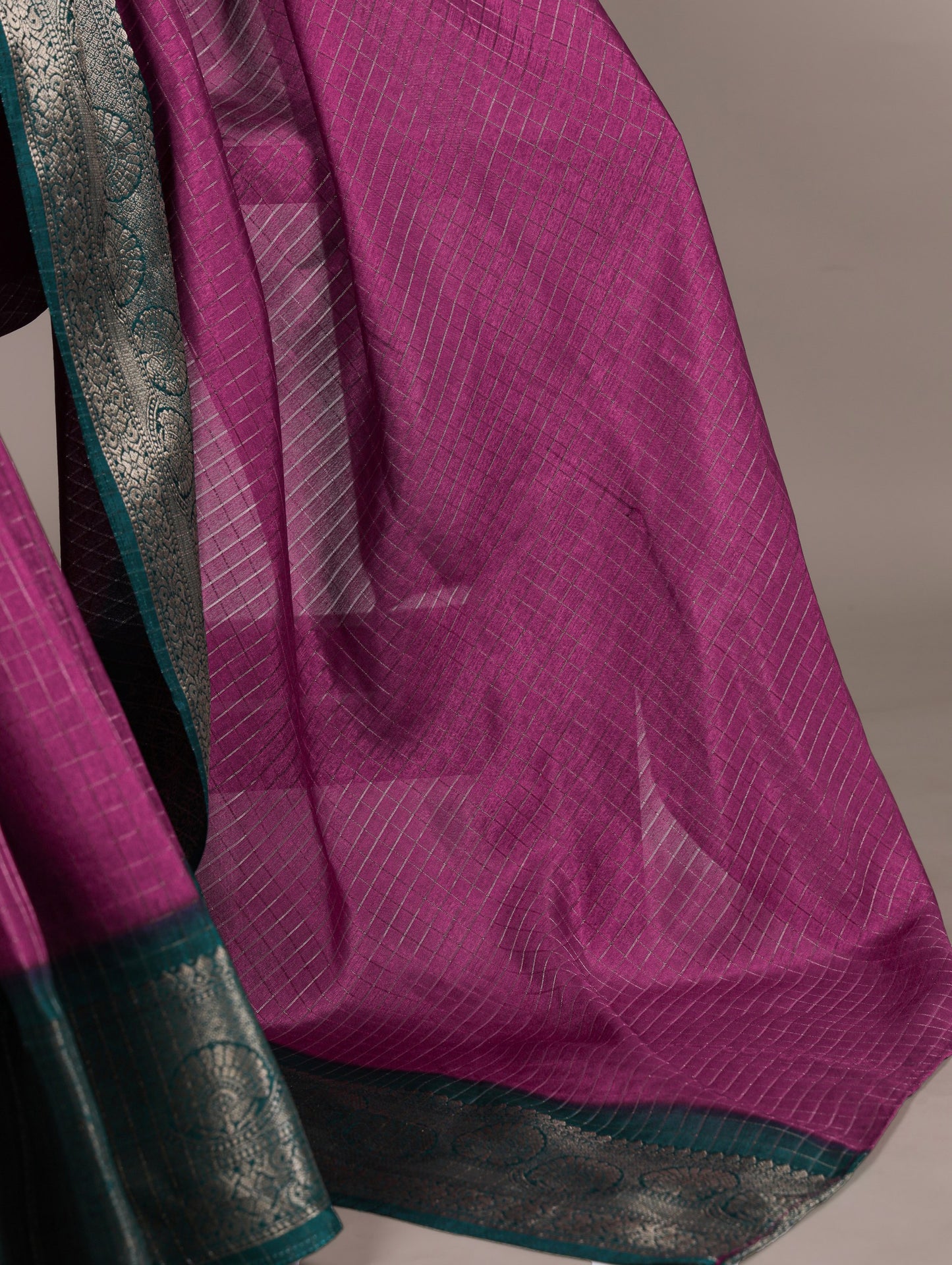 Mysore Dola Silk Chex Saree 7906