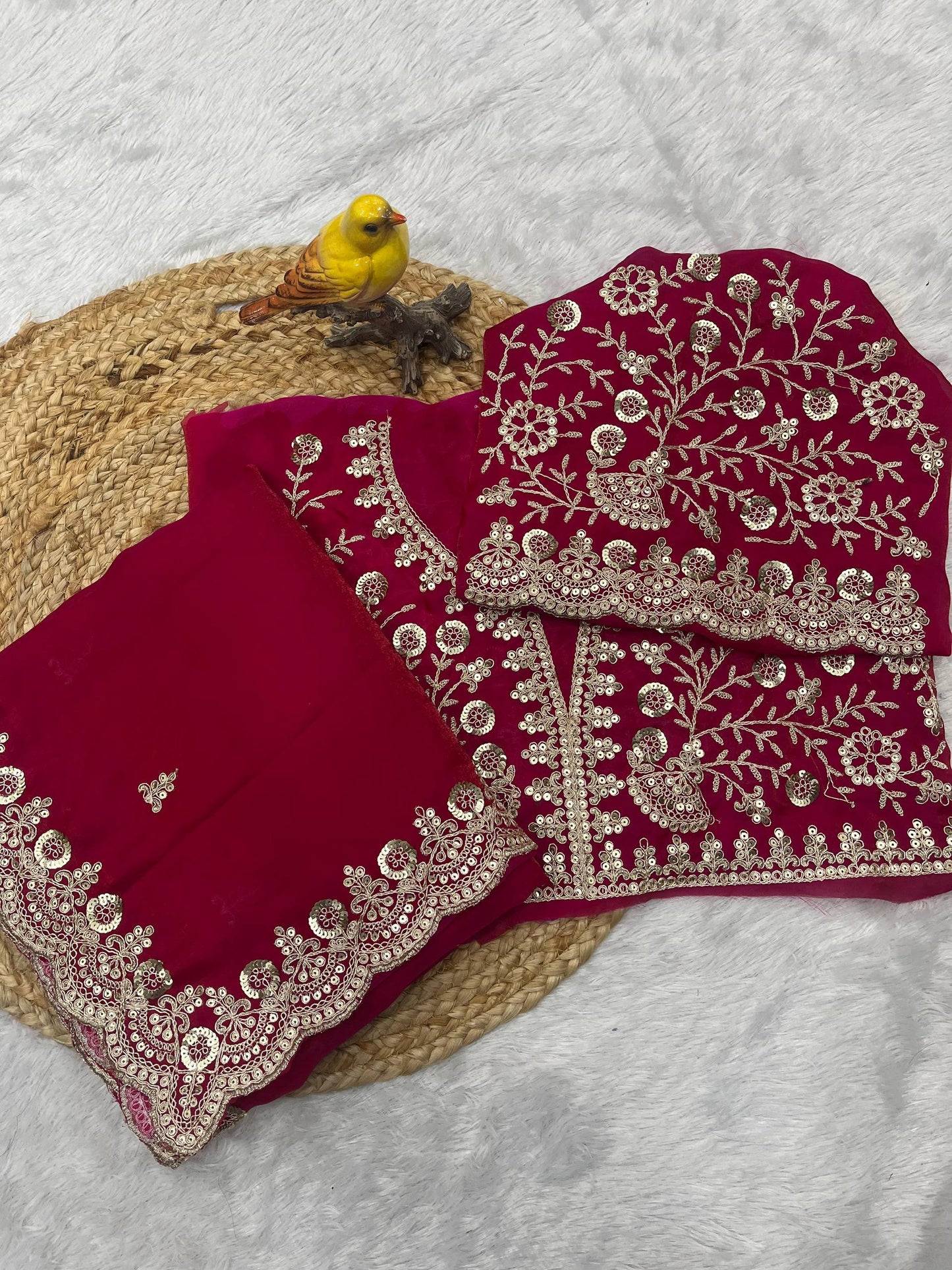 Space Silk Saree - 6020