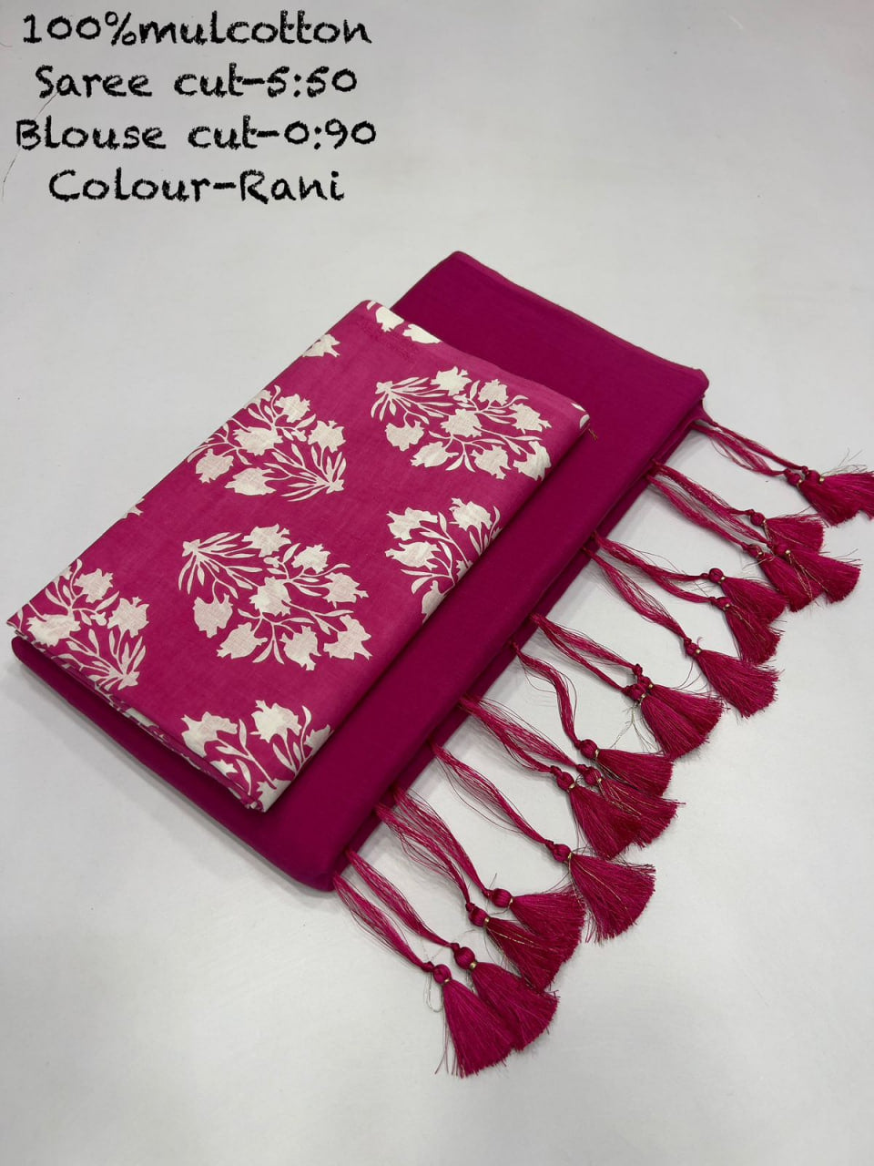 Mul Mul Cotton Saree AN