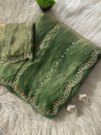 Party Wear Handwork Saree