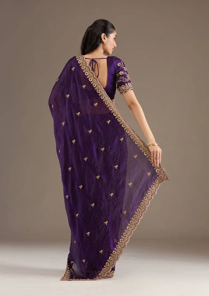 Space Silk Saree - 6020