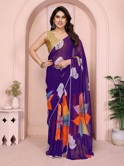 Soft Georgette Ready to Wear Saree RTW