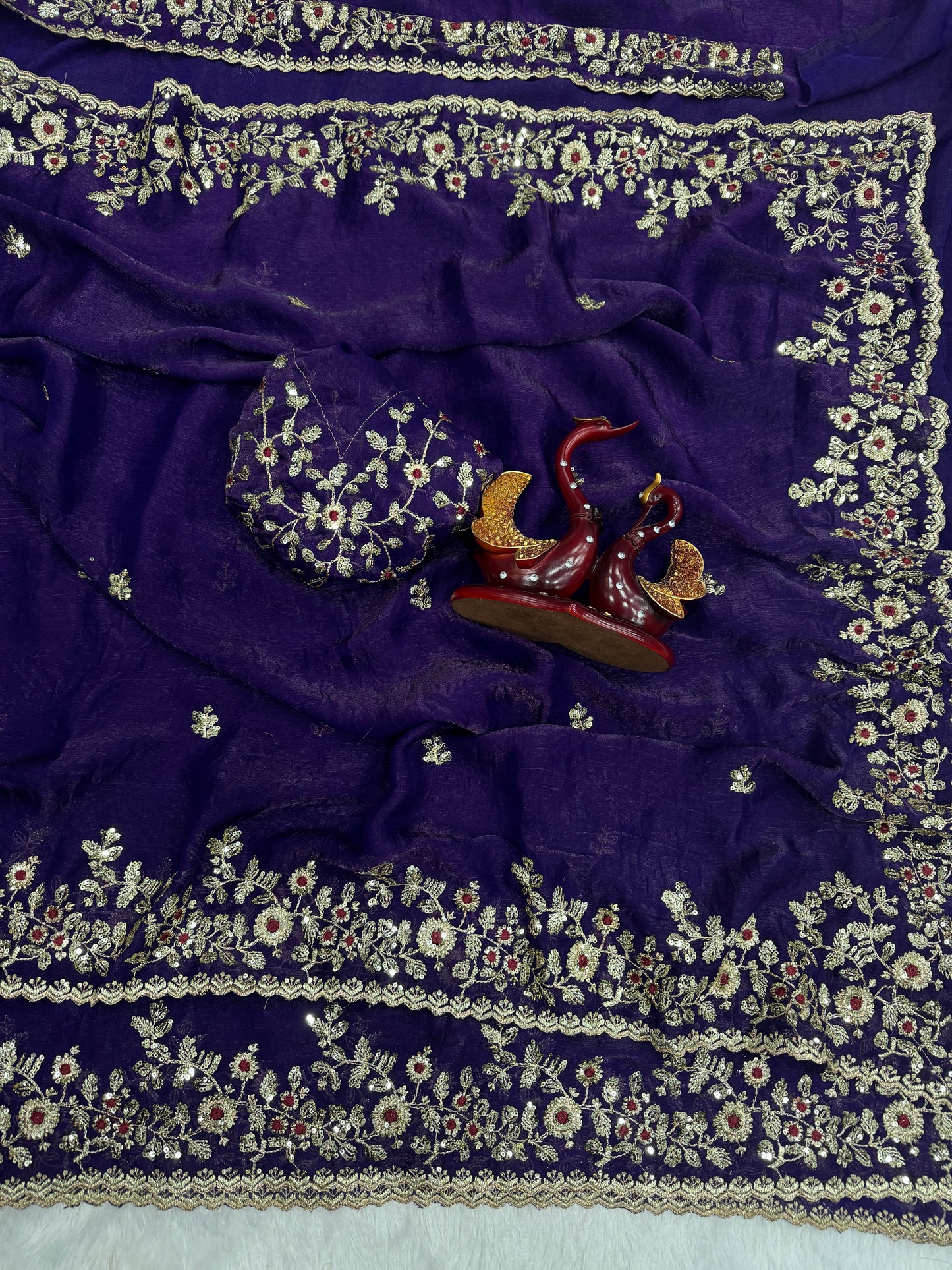 Soft Fendy Silk Saree - 5461