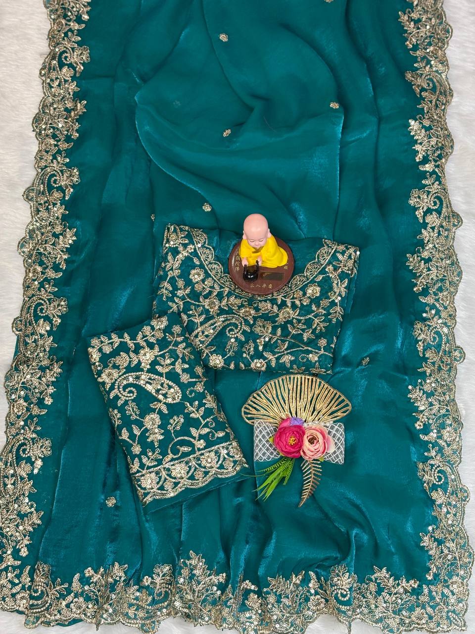 Shimari Fendy Silk Saree - Musafir