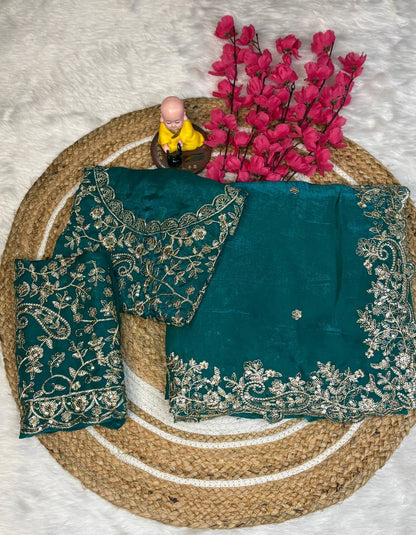 Shimari Fendy Silk Saree - Musafir