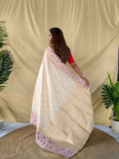 Meenakari Weaving Patola Saree 6002