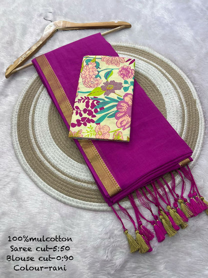 JMC10 Mul Cotton Saree