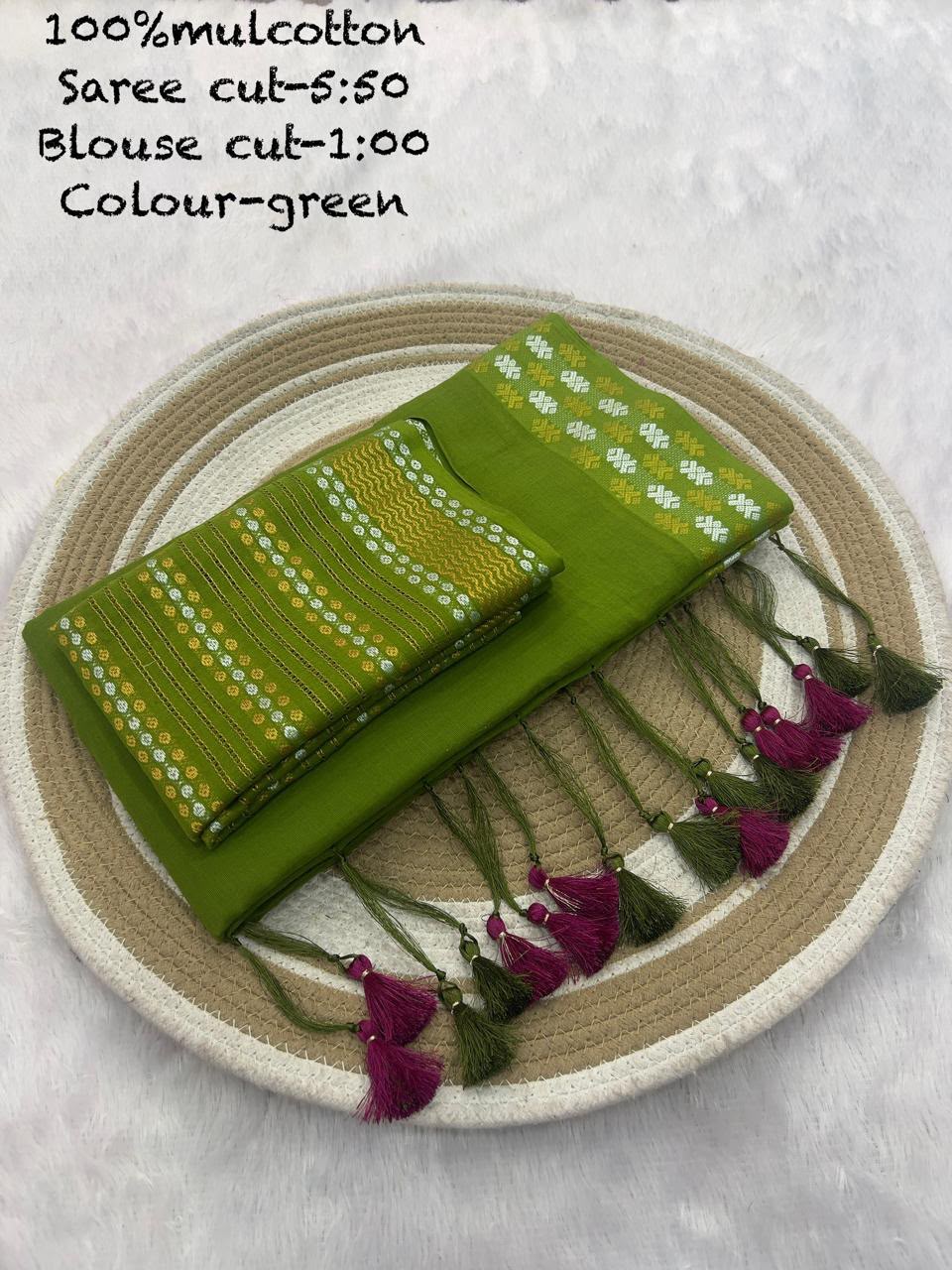 JMC12 Mul Cotton Saree