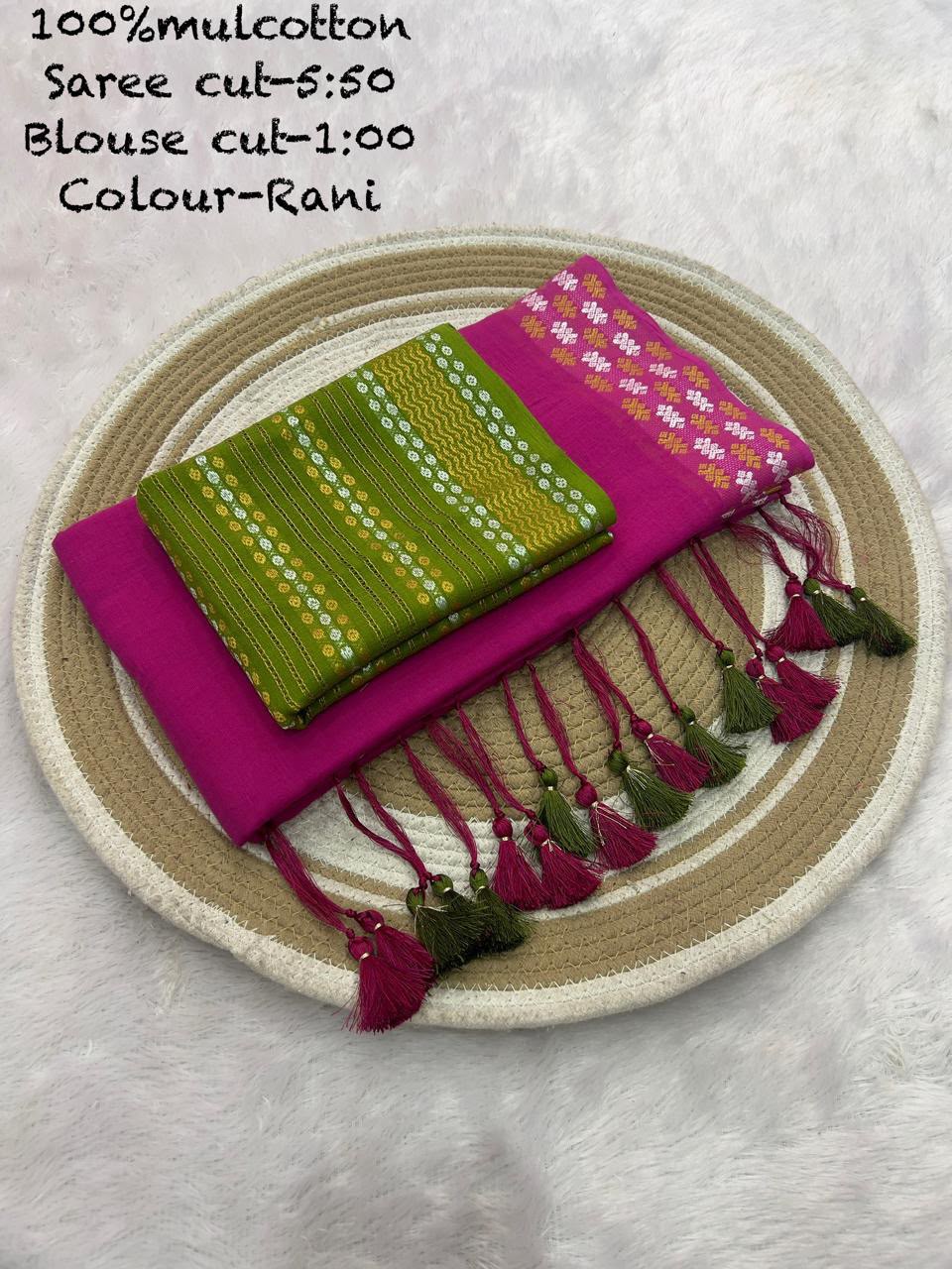 JMC12 Mul Cotton Saree