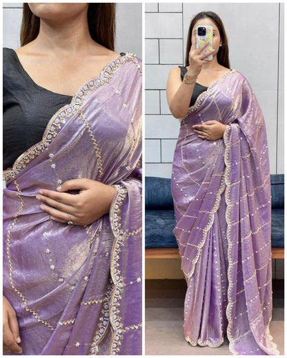 Party Wear Handwork Saree