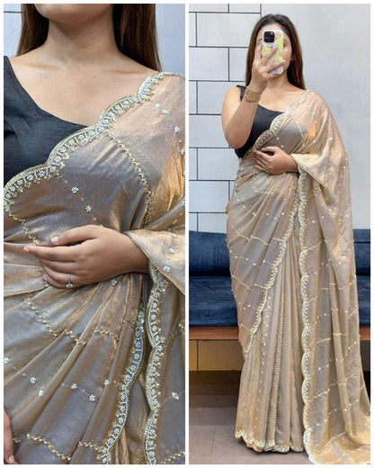 Party Wear Handwork Saree