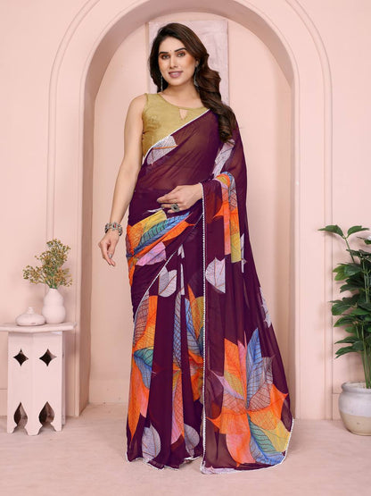Soft Georgette Ready to Wear Saree RTW