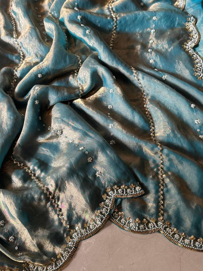 Party Wear Handwork Saree