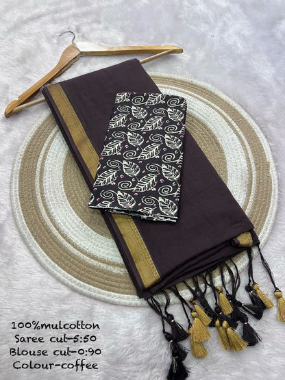 JMC10 Mul Cotton Saree