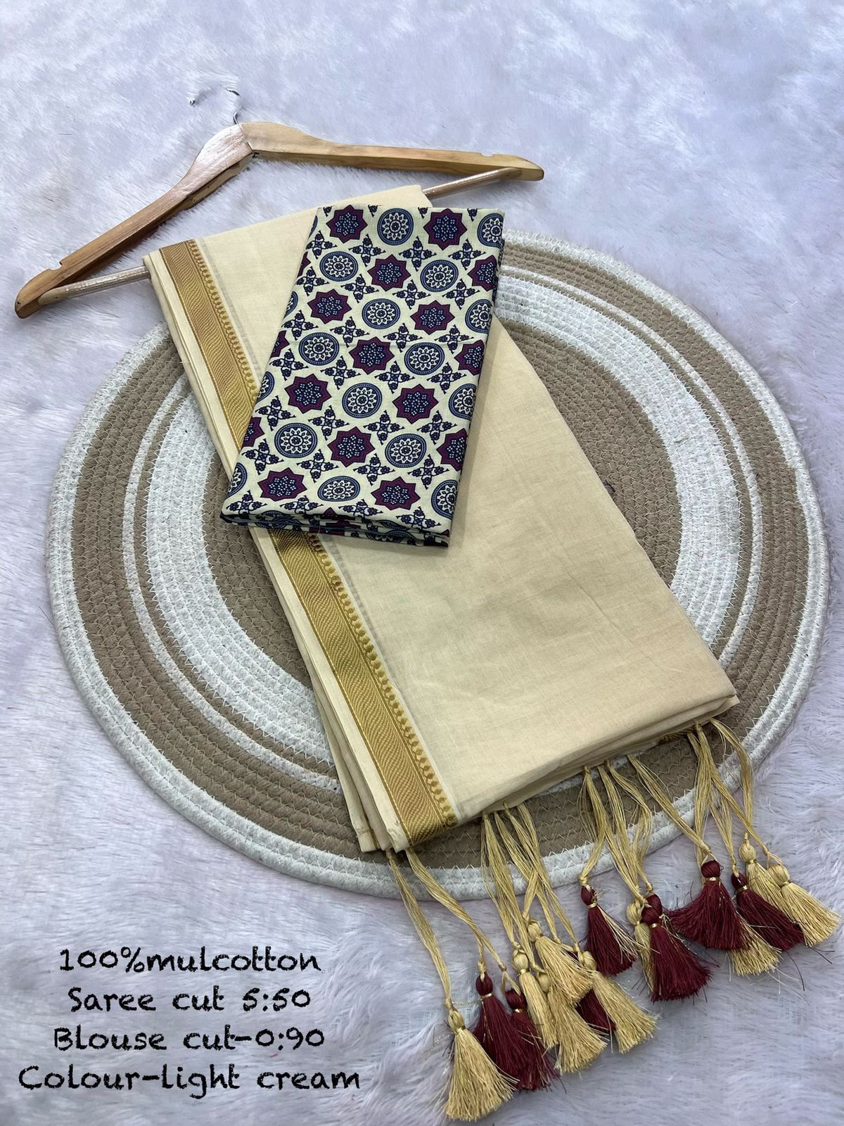 JMC10 Mul Cotton Saree