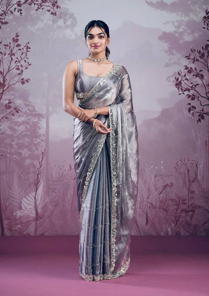Party Wear Saree SINDOOR