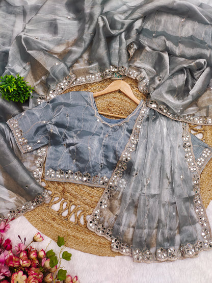 Party Wear Saree SINDOOR